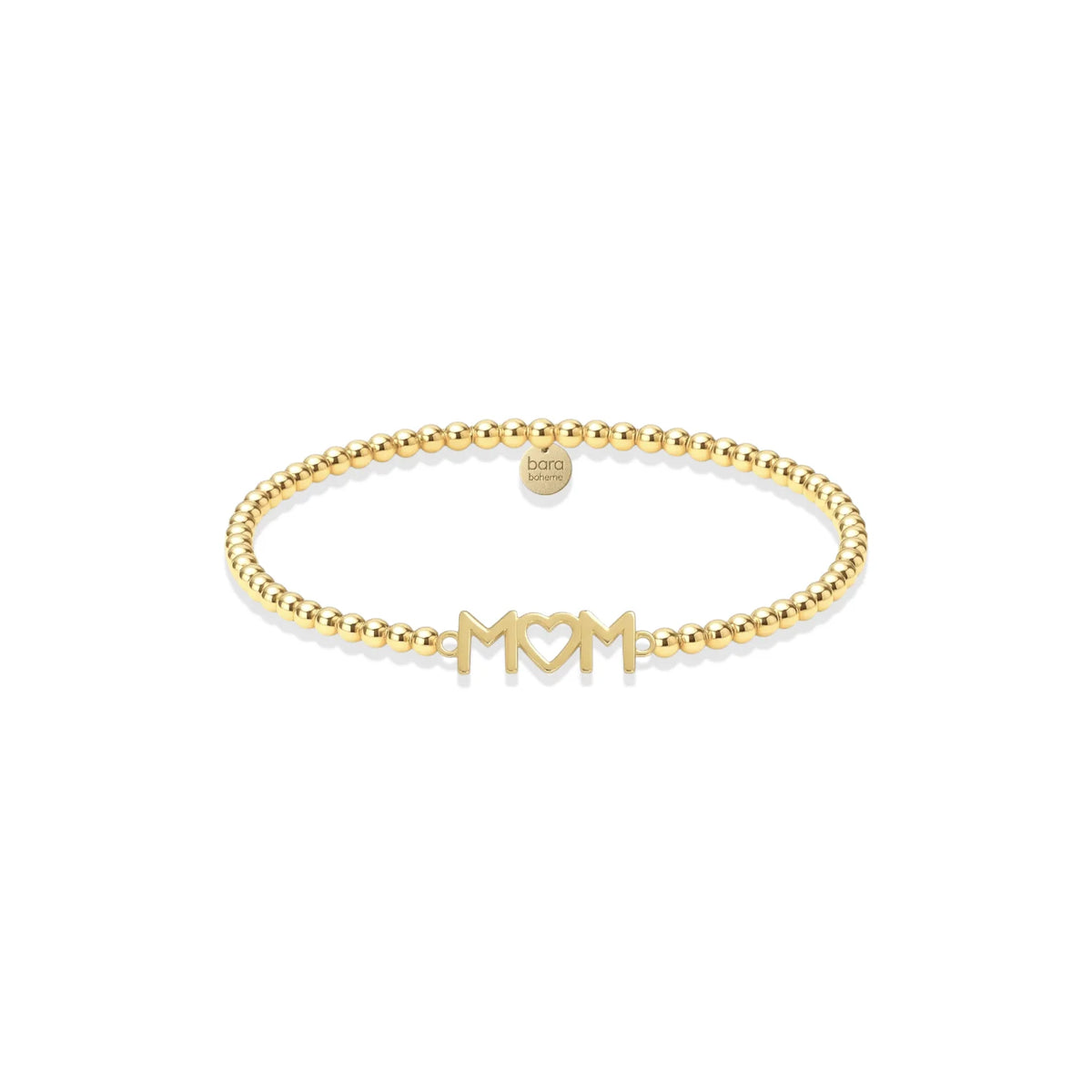 MOM BEADED CHARM BRACELET