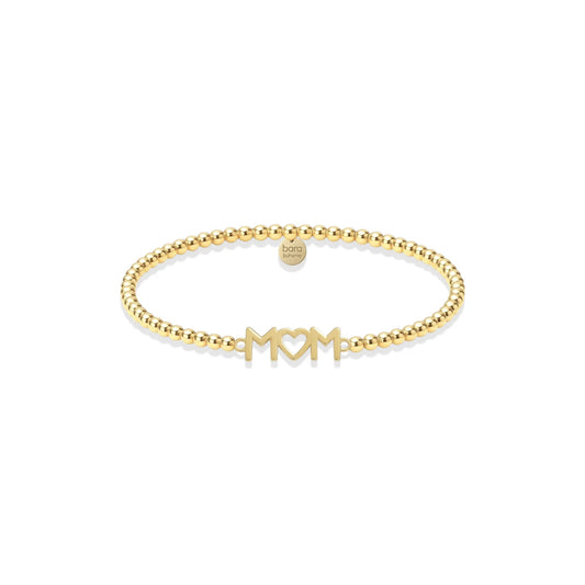 MOM BEADED CHARM BRACELET