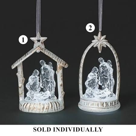Holy Family Lighted Ornament