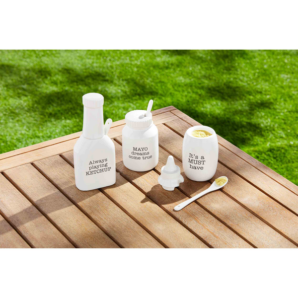 Mustard BBQ Condiment Holder